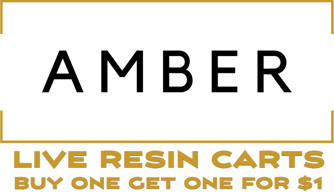 AMBER LIVE RESIN CARTS: BUY ONE GET ONE FOR $1