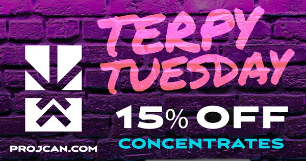 Terpy Tuesday, Save 15% on all Concentrates!