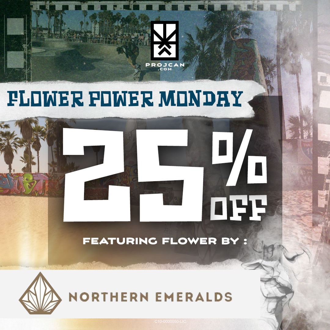 25% Off Flower by Northern Emeralds. Monday only.